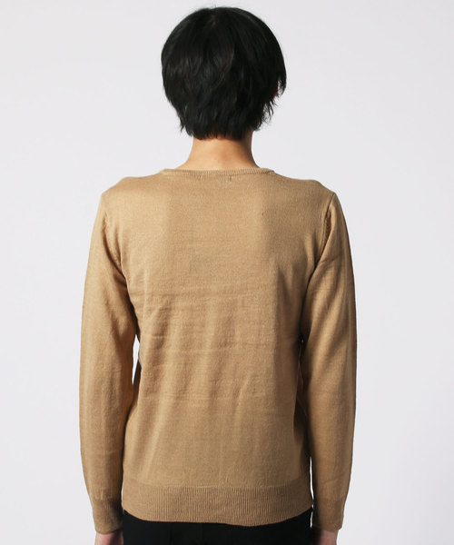 SHISKY（シスキー）の「ロゴ ニット ロンT（Tシャツ/カットソー・メンズ・A/B/C/D/E/F/G/H/I/J/K/L・LL/M/L）」の16枚目の写真
