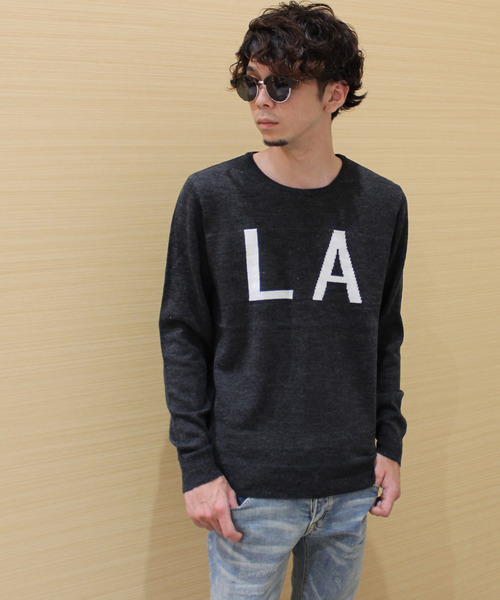 SHISKY（シスキー）の「ロゴ ニット ロンT（Tシャツ/カットソー・メンズ・A/B/C/D/E/F/G/H/I/J/K/L・LL/M/L）」の22枚目の写真