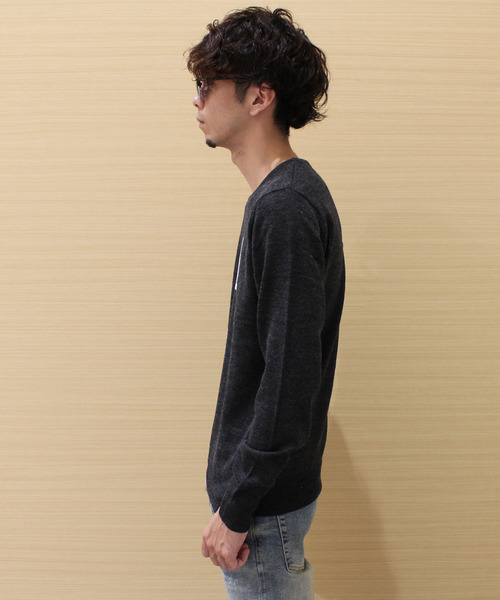 SHISKY（シスキー）の「ロゴ ニット ロンT（Tシャツ/カットソー・メンズ・A/B/C/D/E/F/G/H/I/J/K/L・LL/M/L）」の21枚目の写真