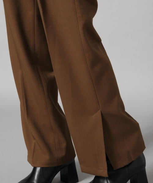 LOWRYS FARM（ローリーズファーム）の「ＴＲサイドスリットパンツ２　858638（その他パンツ・レディース・ブラウン/レッド・MEDIUM/LARGE）」の7枚目の写真