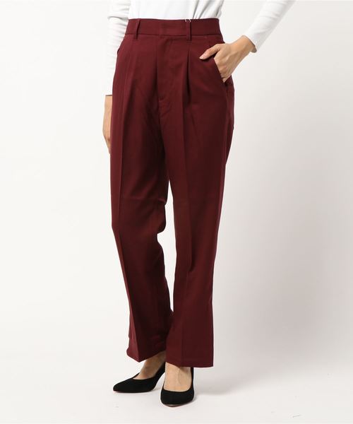 LOWRYS FARM（ローリーズファーム）の「ＴＲサイドスリットパンツ２　858638（その他パンツ・レディース・ブラウン/レッド・MEDIUM/LARGE）」の11枚目の写真