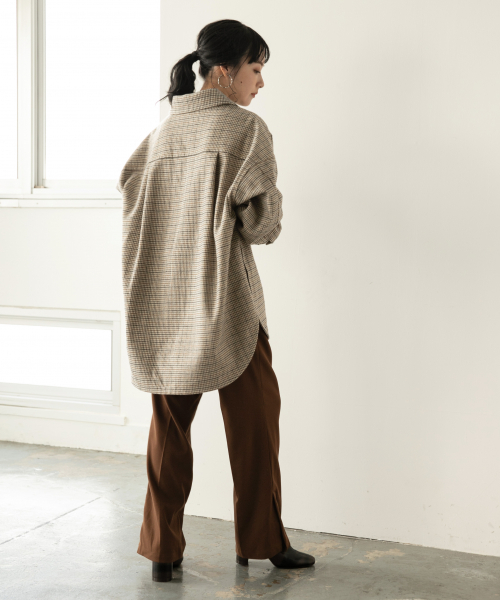 LOWRYS FARM（ローリーズファーム）の「ＴＲサイドスリットパンツ２　858638（その他パンツ・レディース・ブラウン/レッド・MEDIUM/LARGE）」の13枚目の写真