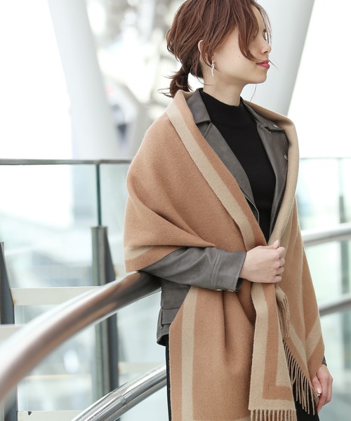 reca（レカ）の「カシミアストール　　　サンドニ（ストール/ショール・レディース・A・FREE）」の2枚目の写真