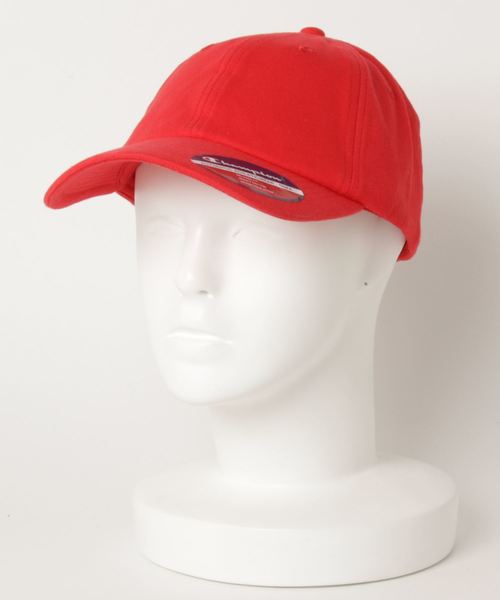 Champion（チャンピオン）の「【Champion/チャンピオン】（UN）JERSEY KNIT DAD CAP（キャップ・メンズ・ホワイト/グレー/レッド/ブルー/チャコール/ブラック・FREE）」の6枚目の写真