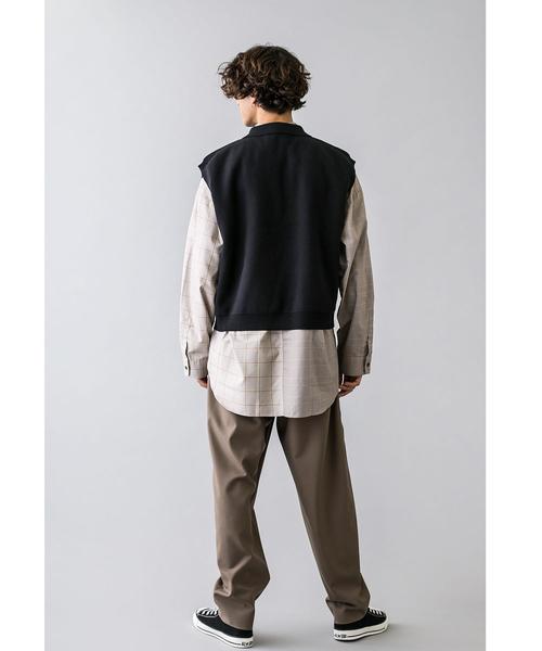 MONKEY TIME(モンキータイム)の「<monkey time> MLN/RB PL COLLAR VEST/ニットベスト(ベスト・メンズ・ベージュ/ブラック・M/L)」の3枚目の写真