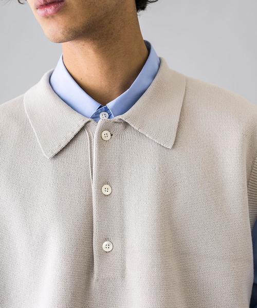 MONKEY TIME(モンキータイム)の「<monkey time> MLN/RB PL COLLAR VEST/ニットベスト(ベスト・メンズ・ベージュ/ブラック・M/L)」の12枚目の写真