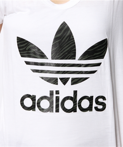 adidas Originals（アディダスオリジナルス）の「アディダス トレフォイル Tシャツ W TREFOIL TEE M64474（Tシャツ/カットソー・レディース・ホワイト・SMALL/MEDIUM）」の8枚目の写真