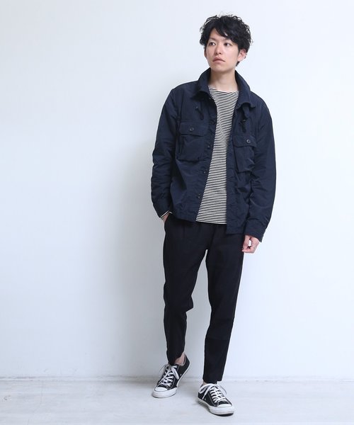 quadro(クオドロ)の「フーディー(ミリタリージャケット・メンズ・ネイビー/オリーブ・MEDIUM/LARGE)」の17枚目の写真