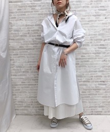 ap retro | ロングシャツワンピース【ZOZO限定アイテム】(シャツワンピース)