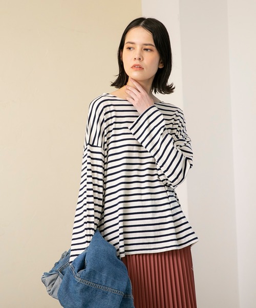 210nouve(�g�D�[�W���k�[�u)�̃I�[�o�[�T�C�Y�{�[�_�[�����O�X���[�uT�V���c(T�V���c/�J�b�g�\�[)