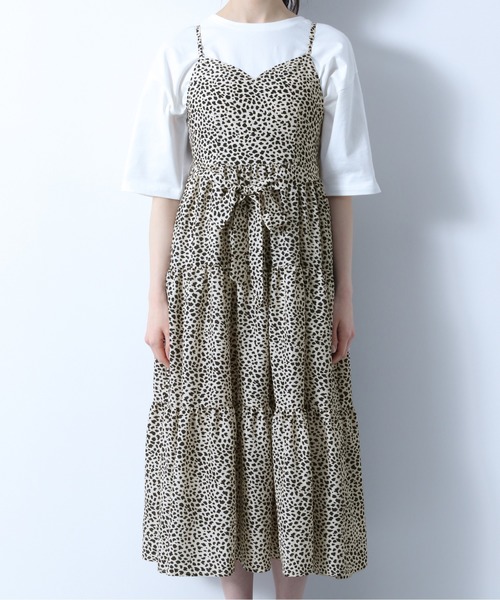 Heather(ヘザー)の「ダルメシアンキャミワンピース 885916(ワンピース・レディース・ブラック系その他/ベージュ系その他・FREE)」の5枚目の写真