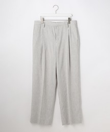 ADAM ET ROPE' | 【CARREMAN】リネンストレッチ ワイドスラックス(スラックス)