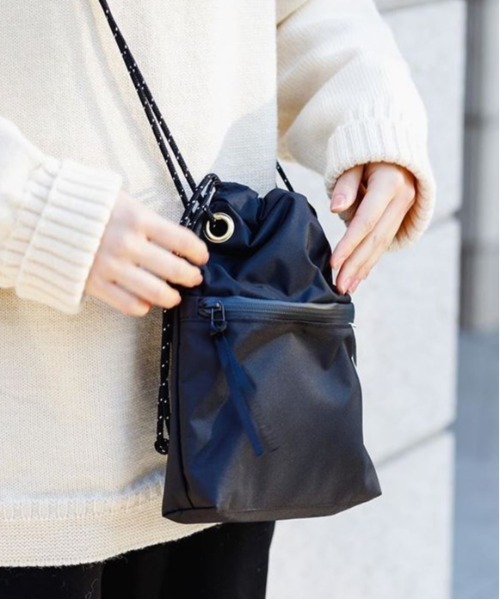 【LIVERAL】ENJYU Ⅱ 巾着バッグ 巾着サコッシュ MADE IN JAPAN 日本製 L4008（ショルダーバッグ）｜LIVERAL（リヴェラル）