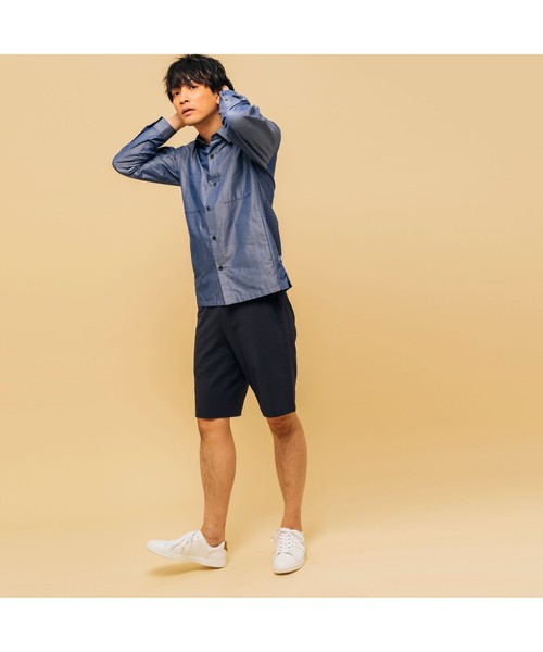 AIGLE(エーグル)の「吸水速乾 ソレジス ショーツ(その他パンツ・メンズ・ダークグリーン/ダークネイビー・LL/S/M/L)」の1枚目の写真
