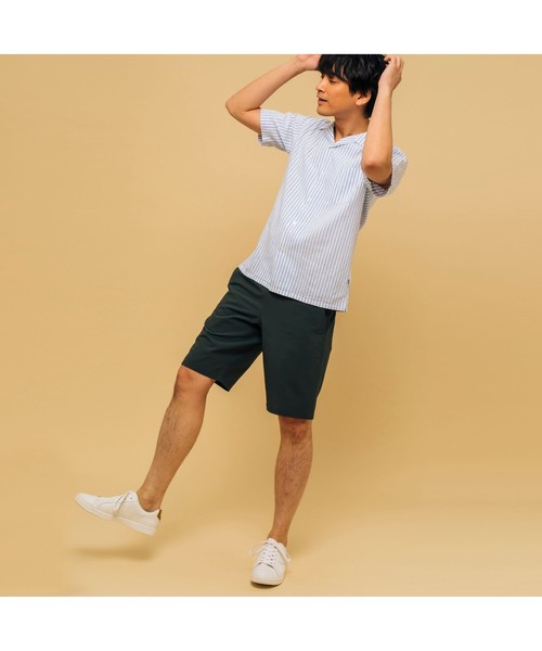 AIGLE(エーグル)の「吸水速乾 ソレジス ショーツ(その他パンツ・メンズ・ダークグリーン/ダークネイビー・LL/S/M/L)」の2枚目の写真