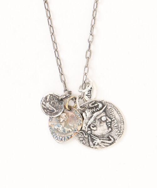 AMP JAPAN メダル ネックレス Silver925 セール】【W】【it】SAINTS/SAINTS Design × amp japan ギリシャコイン