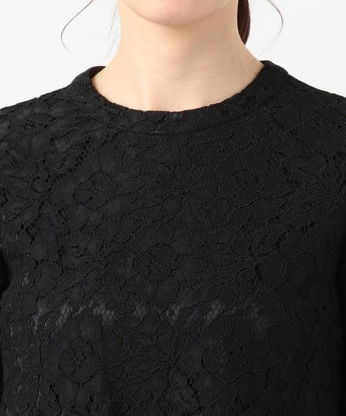 ANY SIS(エニィスィス)の「【2SET】ノーブルレース セットアップ(サロペット/オーバーオール・レディース・ブラック系/ネイビー系・1/2/3)」の8枚目の写真