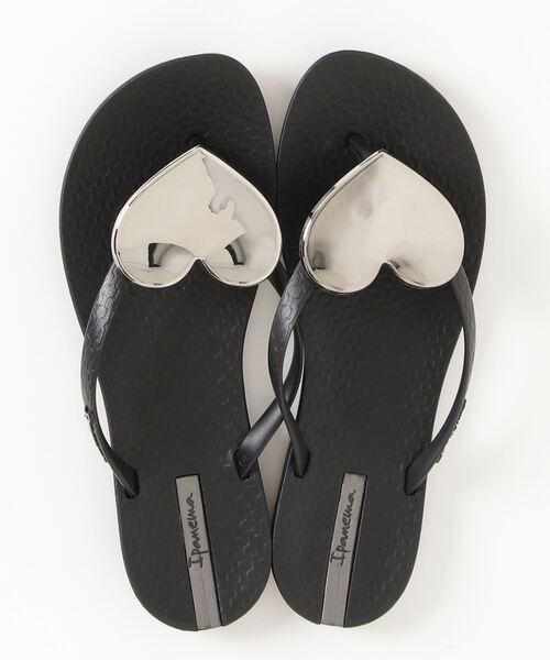 IPANEMA（イパネマ）の「IPANEMA/イパネマ レディース MAXI FASHION II/マキシファッション ２ ハート ビーチサンダル SP82120（サンダル・レディース・ブラック/グリーン系その他/ベージュ×ブラック/ピンク系その他/ブラック×シルバー/ブラウン/ブラウン系その他/ブラック×ゴールド・24.0cm/23.0cm/24.5cm/22.0cm）」の19枚目の写真