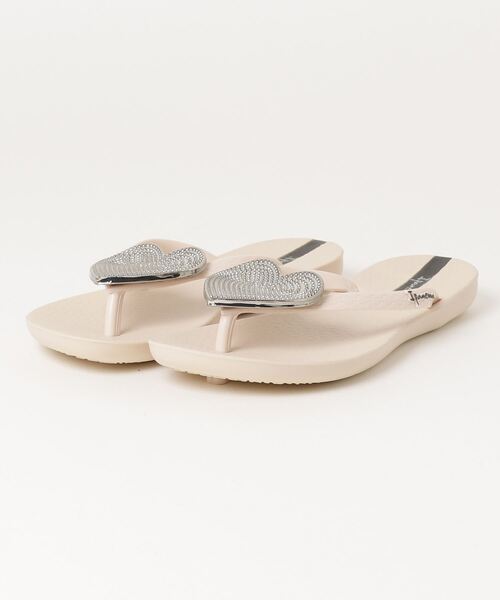 IPANEMA（イパネマ）の「IPANEMA/イパネマ レディース MAXI FASHION II/マキシファッション ２ ハート ビーチサンダル SP82120（サンダル・レディース・ブラック/グリーン系その他/ベージュ×ブラック/ピンク系その他/ブラック×シルバー/ブラウン/ブラウン系その他/ブラック×ゴールド・24.0cm/23.0cm/24.5cm/22.0cm）」の17枚目の写真