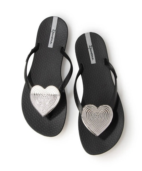 IPANEMA（イパネマ）の「IPANEMA/イパネマ レディース MAXI FASHION II/マキシファッション ２ ハート ビーチサンダル SP82120（サンダル・レディース・ブラック/グリーン系その他/ベージュ×ブラック/ピンク系その他/ブラック×シルバー/ブラウン/ブラウン系その他/ブラック×ゴールド・24.0cm/23.0cm/24.5cm/22.0cm）」の15枚目の写真