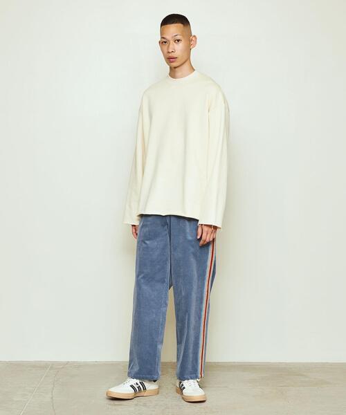 Coohem コーヘン 未使用 PANTS ボトムス COOHEM (コーヘン) KNIT SIDELINE TRACK PANTS / ニットサイド