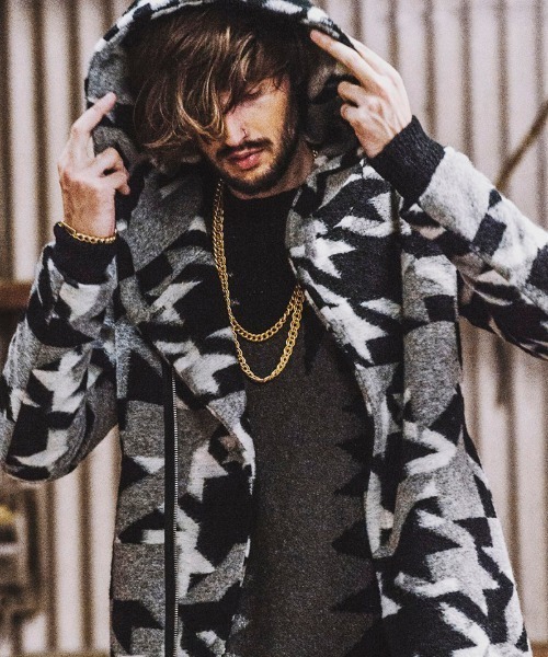 NO ID.（ノーアイディ）の「ab1338-マルチチェーンＩＤブレスレット（ブレスレット・メンズ・シルバー/ゴールド/ブラック系その他・ONE SIZE）」の6枚目の写真