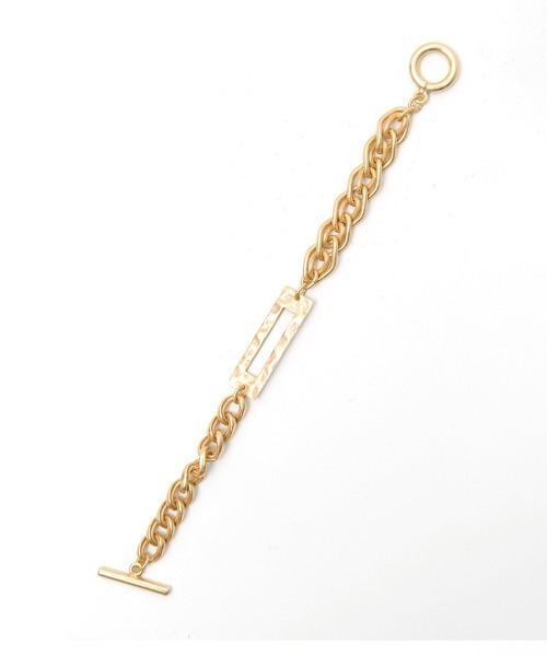 NO ID.（ノーアイディ）の「ab1338-マルチチェーンＩＤブレスレット（ブレスレット・メンズ・シルバー/ゴールド/ブラック系その他・ONE SIZE）」の10枚目の写真