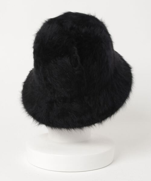 WEGO（ウィゴー）の「WEGO/アンゴラハット（ハット・レディース・ホワイト/ブラック・FREE）」の6枚目の写真