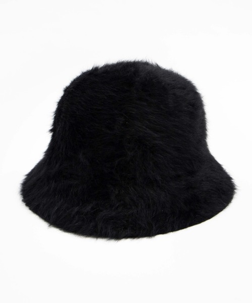 WEGO（ウィゴー）の「WEGO/アンゴラハット（ハット・レディース・ホワイト/ブラック・FREE）」の7枚目の写真