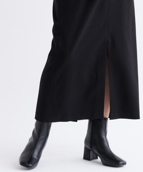 DouDou（ドゥドゥ）の「レザースクエアブーツ（ブーツ・レディース・ブラック・38/37/36）」の7枚目の写真