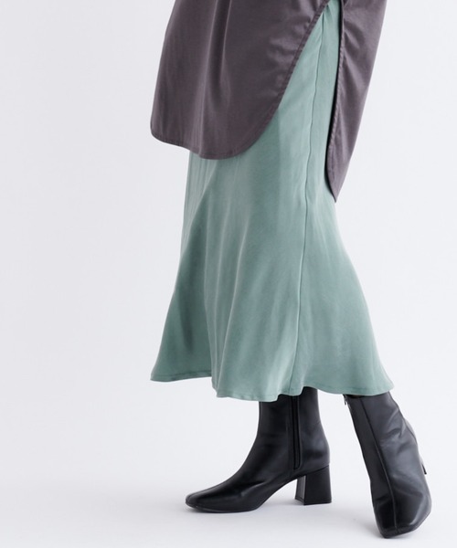 DouDou（ドゥドゥ）の「レザースクエアブーツ（ブーツ・レディース・ブラック・38/37/36）」の10枚目の写真