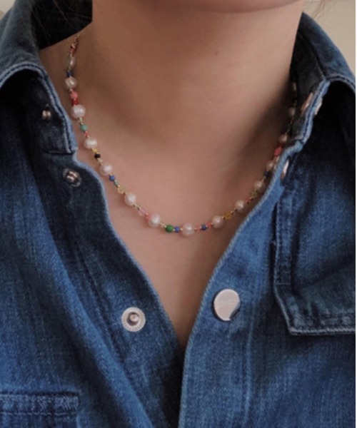【VINTAGE HOLLYWOOD】VH Pearl n Beads Necklace〜ネックレス VINTAGE HOLLYWOOD】VH Pearl n Beads Necklace☆送料・関税込
