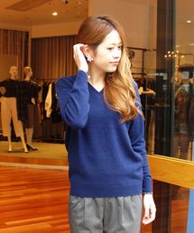 Another Edition | カシミヤVネックプルオーバー/ AET CASH V/N PO(ニット/セーター)