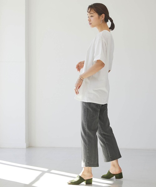 forksy.(フォルクシー)の「【forksy.】ポートフォリオグラフィック半袖Tシャツ(Tシャツ/カットソー・レディース・ホワイト/ベージュ・FREE)」の5枚目の写真