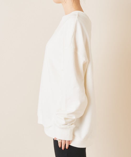 SHENERY(シーナリー)の「バックV裏毛プルオーバー(Tシャツ/カットソー・レディース・チャコールグレー/オフホワイト/ピンク・FREE)」の21枚目の写真