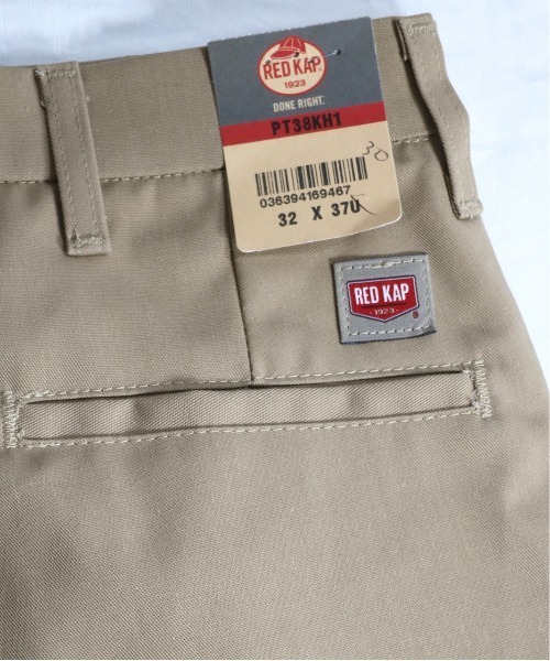 RED KAP（レッドキャップ）の「RED KAP / レッドキャップ 2TUCK TWILL SLACKS（スラックス・メンズ・チャコール/カーキ/ブラック/ネイビー・30 inch/32inch/34inch/38inch）」の12枚目の写真