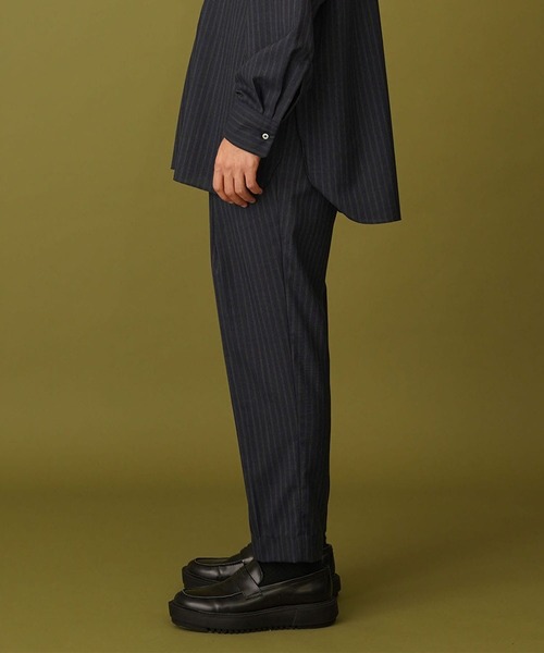 markaware(マーカウェア)の「【MARKAWARE】PEGTOP EASY TROUSERS(スラックス・メンズ・グレー/ブルー・2/1)」の9枚目の写真