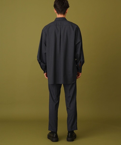 markaware(マーカウェア)の「【MARKAWARE】PEGTOP EASY TROUSERS(スラックス・メンズ・グレー/ブルー・2/1)」の10枚目の写真
