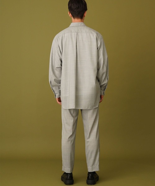 markaware(マーカウェア)の「【MARKAWARE】PEGTOP EASY TROUSERS(スラックス・メンズ・グレー/ブルー・2/1)」の13枚目の写真