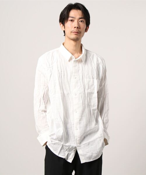 DR.DENIM（ドクターデニム）の「Fred Relaxed Shirt（シャツ/ブラウス・メンズ・オフホワイト/ブラック・SMALL/X-SMALL/MEDIUM/LARGE）」の2枚目の写真