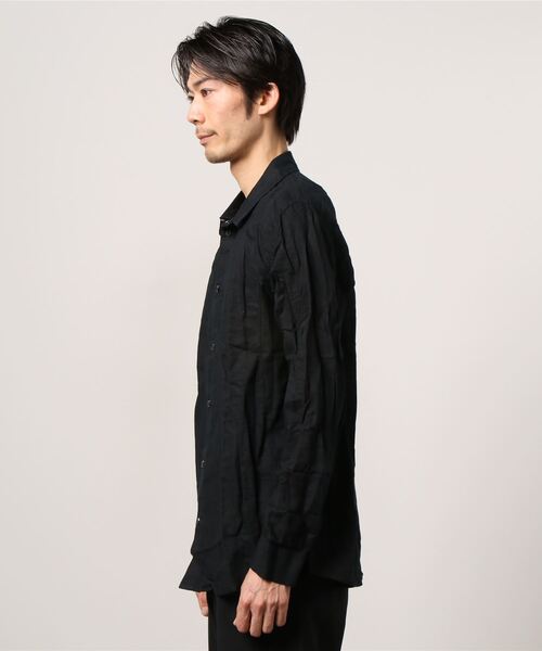 DR.DENIM（ドクターデニム）の「Fred Relaxed Shirt（シャツ/ブラウス・メンズ・オフホワイト/ブラック・SMALL/X-SMALL/MEDIUM/LARGE）」の3枚目の写真