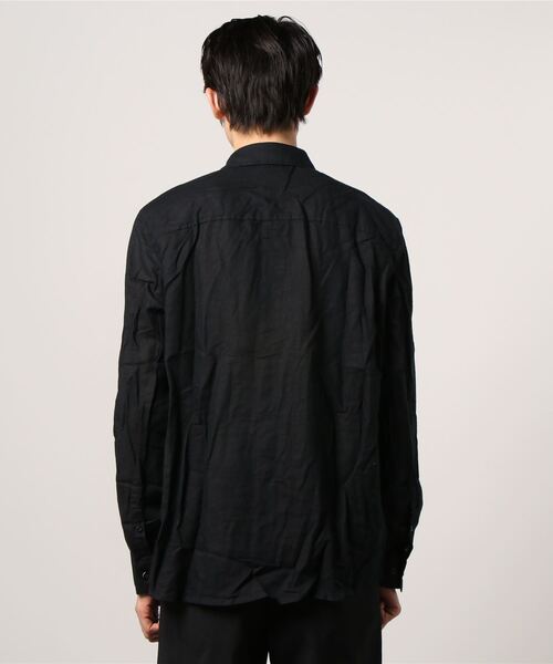 DR.DENIM（ドクターデニム）の「Fred Relaxed Shirt（シャツ/ブラウス・メンズ・オフホワイト/ブラック・SMALL/X-SMALL/MEDIUM/LARGE）」の4枚目の写真