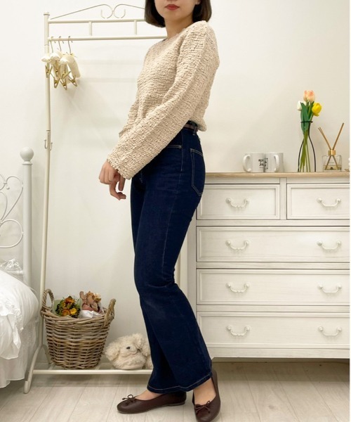 apres jour(アプレジュール)の「ポコポコクロストップス【ZOZOTOWN限定アイテム】(Tシャツ/カットソー・レディース・アイボリー/ブラック/ラベンダー/ライトベージュ・フリー/X-LARGE)」の22枚目の写真