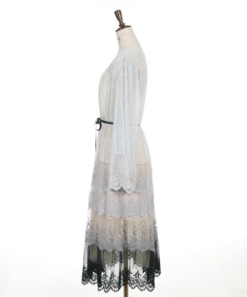axes femme（アクシーズファム）の「グラデーションレースガウン