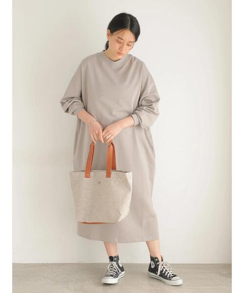 AMERICAN HOLIC(アメリカンホリック)の「オーバーサイズミニ裏毛ワンピース(ワンピース・レディース・チャコールグレー/ライトベージュ/ライトグレー/ミント・FREE)」の19枚目の写真