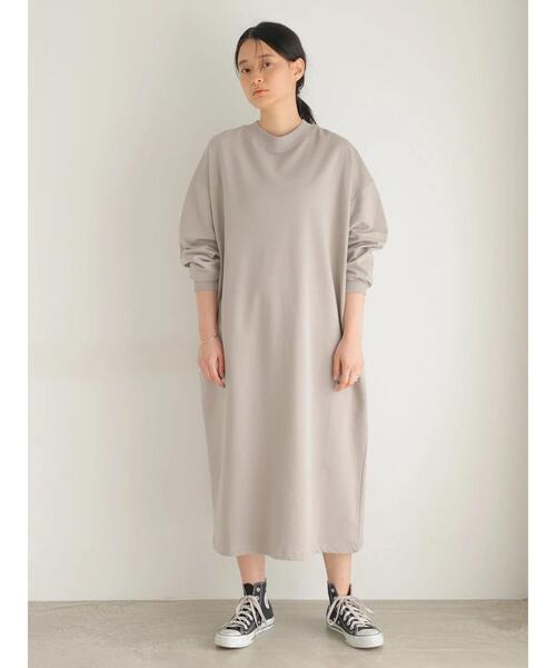 AMERICAN HOLIC(アメリカンホリック)の「オーバーサイズミニ裏毛ワンピース(ワンピース・レディース・チャコールグレー/ライトベージュ/ライトグレー/ミント・FREE)」の22枚目の写真