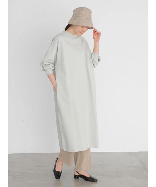 AMERICAN HOLIC(アメリカンホリック)の「オーバーサイズミニ裏毛ワンピース(ワンピース・レディース・チャコールグレー/ライトベージュ/ライトグレー/ミント・FREE)」の10枚目の写真