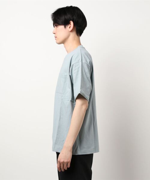 ACE SHOP（エースショップ）の「USA天竺パックT/半袖（Tシャツ/カットソー・メンズ・ブラック/ホワイト×グリーン/ホワイト×ブルー/ホワイト×ライトグレー/ブラック×ブルー/ホワイト×ピンク/ブラック×グリーン/ホワイト×ブラック/ブラック×グレー・FREE）」の20枚目の写真