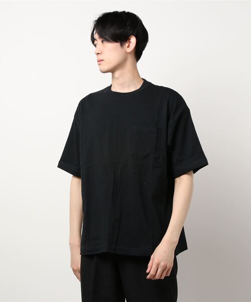 ACE SHOP（エースショップ）の「USA天竺パックT/半袖（Tシャツ/カットソー・メンズ・ブラック/ホワイト×グリーン/ホワイト×ブルー/ホワイト×ライトグレー/ブラック×ブルー/ホワイト×ピンク/ブラック×グリーン/ホワイト×ブラック/ブラック×グレー・FREE）」の12枚目の写真