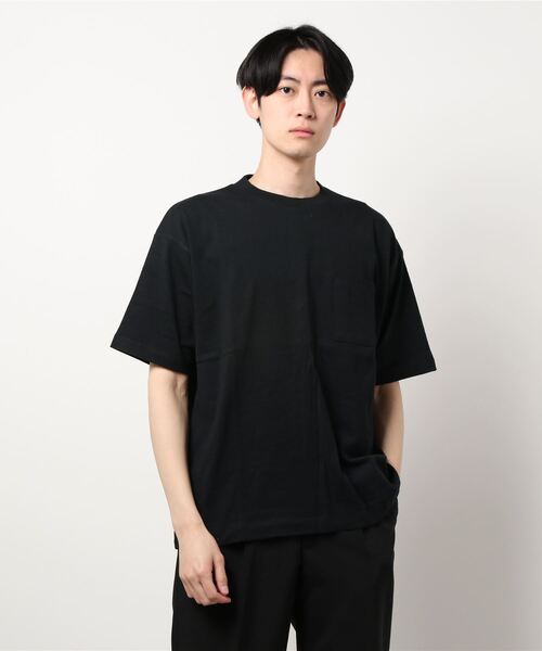ACE SHOP（エースショップ）の「USA天竺パックT/半袖（Tシャツ/カットソー・メンズ・ブラック/ホワイト×グリーン/ホワイト×ブルー/ホワイト×ライトグレー/ブラック×ブルー/ホワイト×ピンク/ブラック×グリーン/ホワイト×ブラック/ブラック×グレー・FREE）」の13枚目の写真